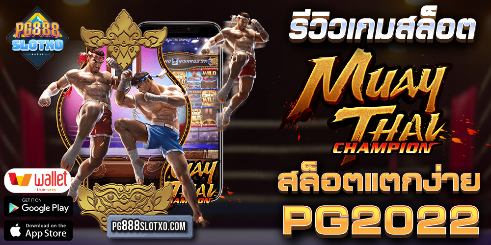 รีวิวเกมสล็อต Muay Thai Champion สล็อตมวยไทย เกมสล็อตแตกง่าย PG Slot PG888SLOTXO
